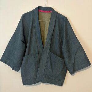 Handmade Denim Kimono Style Jacket
